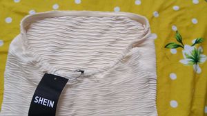 XS size elegant Strapless White Maxi Dress