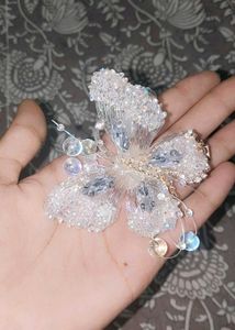 asthetic Sparkling butterfly 🦋 Hair Clip 🎀
