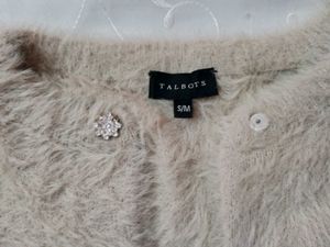Talbots Fuzzy Cardigan