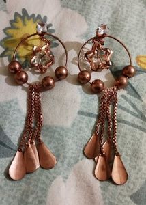 Copper Dangle Earrings