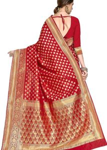 Royal Red Banarasi Silk