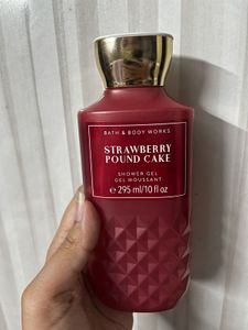 BBW Starwberry pound cake body wash decant