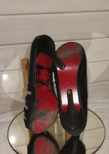 Pencil Black Heels👠❤