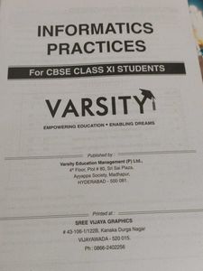 Informatics Practices Class 11 Books