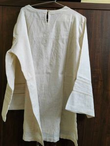 westside Embroidered Linen Kurti/top