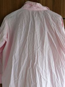 Pink Embroidered Face Shirt