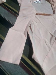 Chic Peach Halter Neck Top