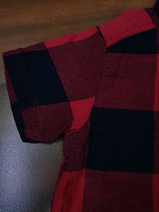 Classy Red black checks shirt
