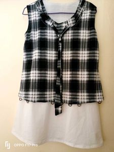 Stylish Plaid Sleeveless Top✨💫💗