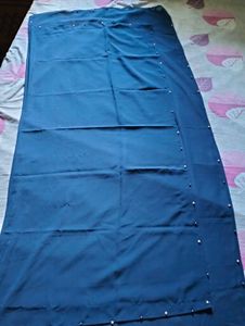 Elegant Navy Blue Malaysian hijab