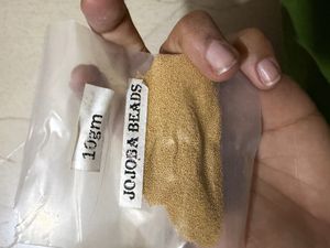 Golden Jojoba Beads