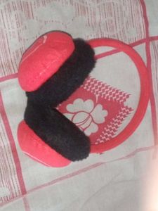 Red & Black Earmuffs
