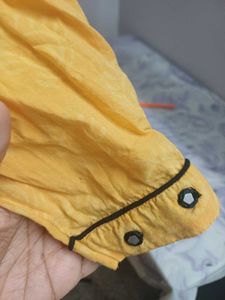 Yellow Printed Kurta and Pant