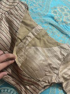 Elegant Beige party Wear Blouse