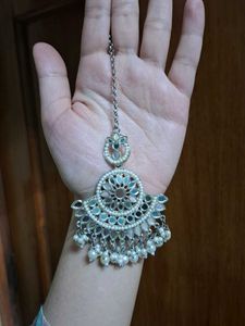 Elegant Mirror Work Earrings