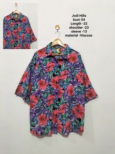 Unisex Floral Print Shirt