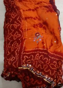 Vibrant Bandhani duppata