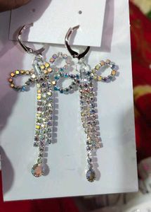 Pearl &amp; Rhinestone Earrings