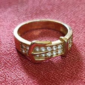 Vintage Green Stone Statement Ring