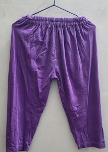 Purple Capri Comfy Homewear For Girls