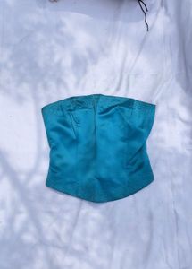 Stunning Teal Corset Top