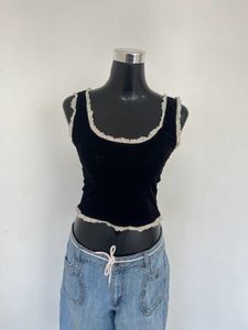 Black Velvet Cami Top