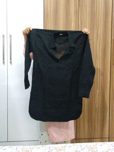 Elegant Black Kurta