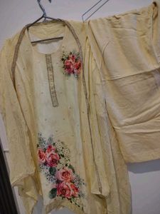 Floral Kurta Set with Dupatta