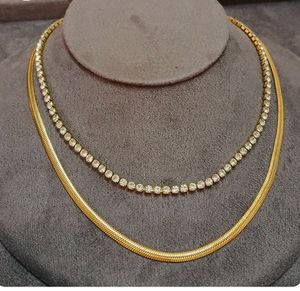 Swashaa Elegant Layered Gold Chain Necklace