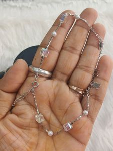92.5 Sterling Silver Anklet For Women Nd Girls