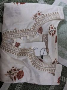 Elegant Floral Print Kurta
