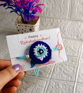 Handmade crochet rakhi