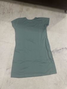 Cute Bear Graphic T-Shirt Dress