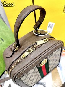 GUCCI OPHIDIA MINI TOP HANDLE BAG IN GG SUPREME CA