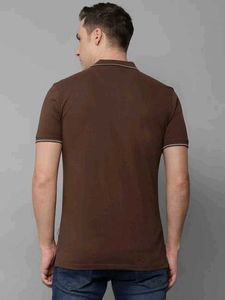 Louis Philippe Brown Polo T-Shirt