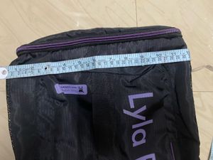 Lyla Blanc Backpack - Black &amp; Purple