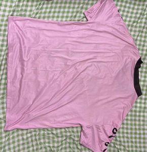 Pink Graphic Jersey T-Shirt