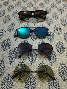 Four Regular Sunglasses in Good Condition