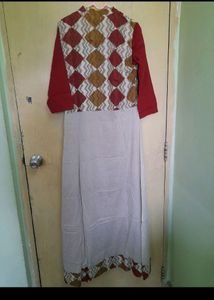 Long Gown Wit Over Coat