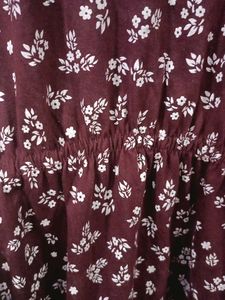 Charming Floral Print Short Dress