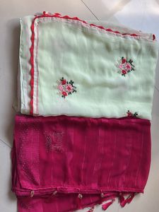 Beautifully Embroidered Saree