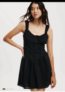 Chic Black A-Line Dress