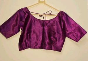 Vibrant Purple satin lehenga