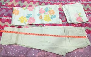 unused fresh White Floral Kurta Set with Dupatta