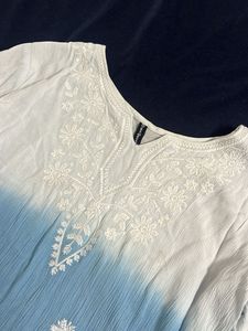 Chikankari Ombre Kurta