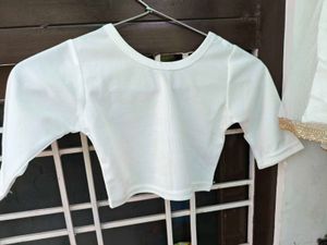 White Palazzo Pants with Net Flare