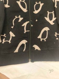 Penguin Print Hoodie
