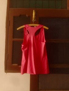 Bright Pink Racerback Tank Top