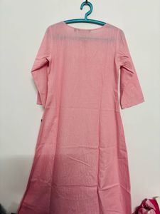 Pretty Pink Striped Kurta