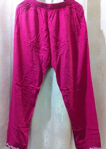 Pink Embroidered Kurti Pant Co-ord Set